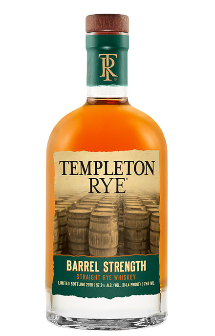 TEMPLETON WHISKEY RYE INDIANA BARREL STRENGTH 750ML