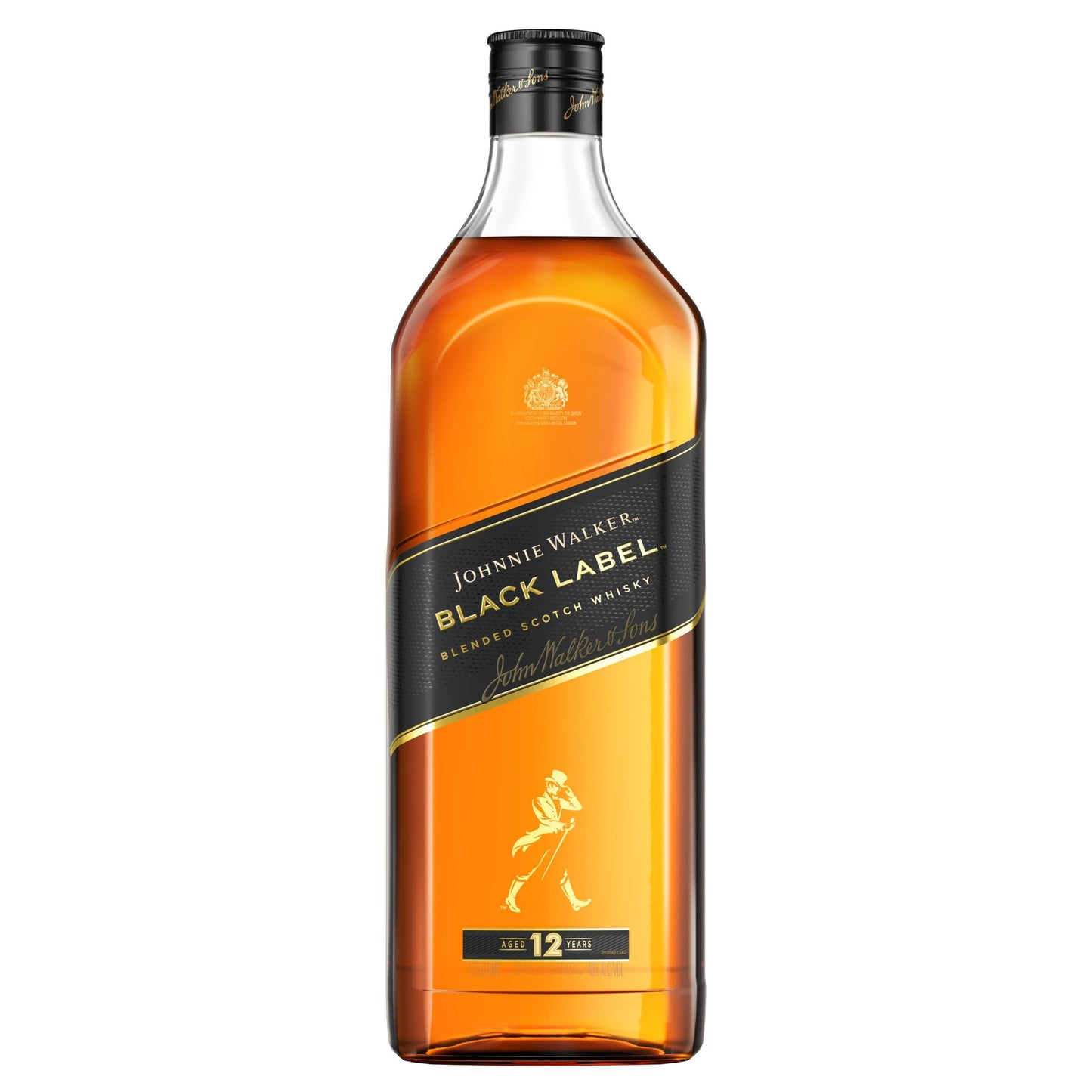 JOHNNIE WALKER SCOTCH BLENDED BLACK LABEL 1.75LI Spirits