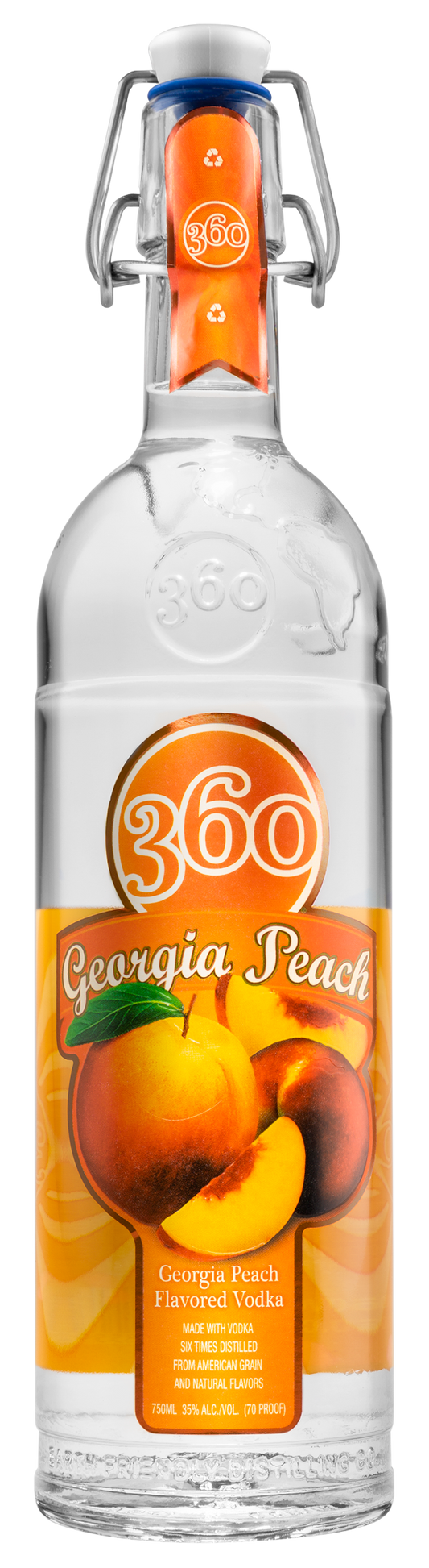 360 VODKA PEACH 750ML