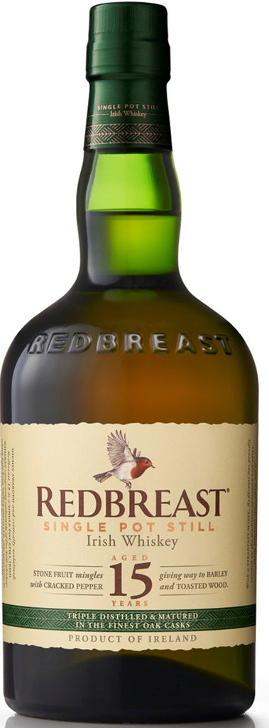 REDBREAST POT STILL IRISH WHISKEY 15YR 750ML