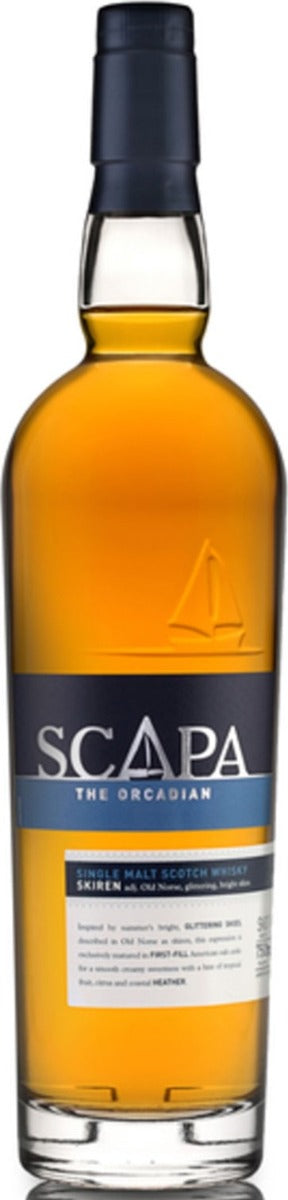 SCAPA THE ORCADIAN SKIREN SCOTCH SINGLE MALT 750ML Spirits