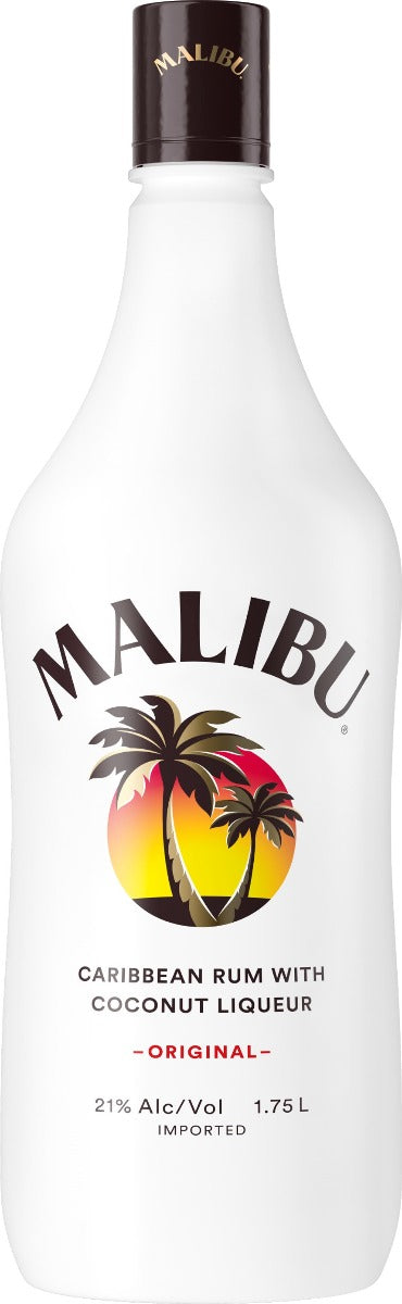 MALIBU RUM COCONUT LIQUEUR CARIBBEAN 1.75LI