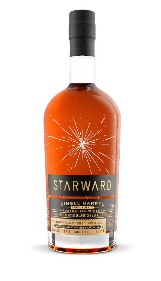 STARWARD WHISKY SINGLE MALT WOMEN WHO WHISKEY SINGLE BARREL SELECTED AUSTRALIA 112PF 750ML