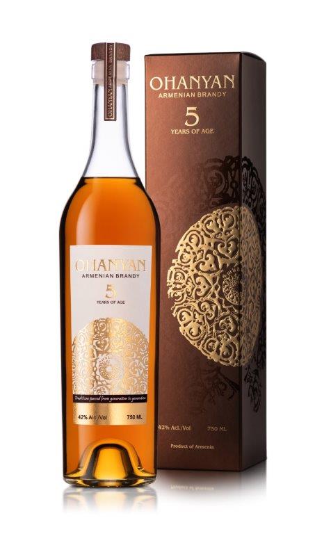 OHANYAN BRANDY ARMENIA 5YR 750ML - Remedy Liquor