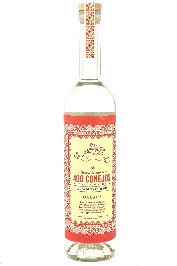 400 CONEJOS MEZCAL ESPADIN TOBALA OAXACA 750ML