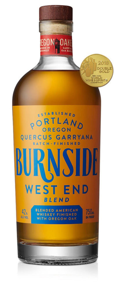 BURNSIDE WEST END WHISKEY GARRYANA FINISHED OREGON 750ML - Remedy Liquor