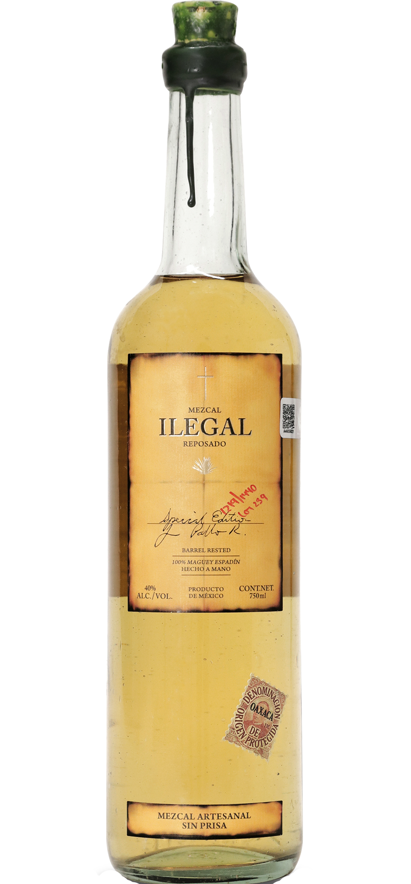 ILEGAL MEZCAL REPOSADO 750ML