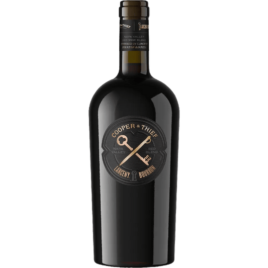 COOPER & THIEF RED BLEND FINISHED IN LARCENY BOURBON BARRELS NAPA VALLEY 2023 WINE