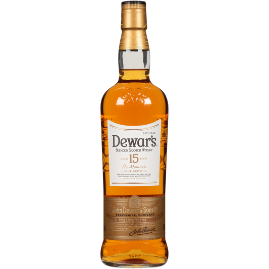 DEWARS SCOTCH BLENDED THE MONARCH 15YR 750ML Spirits