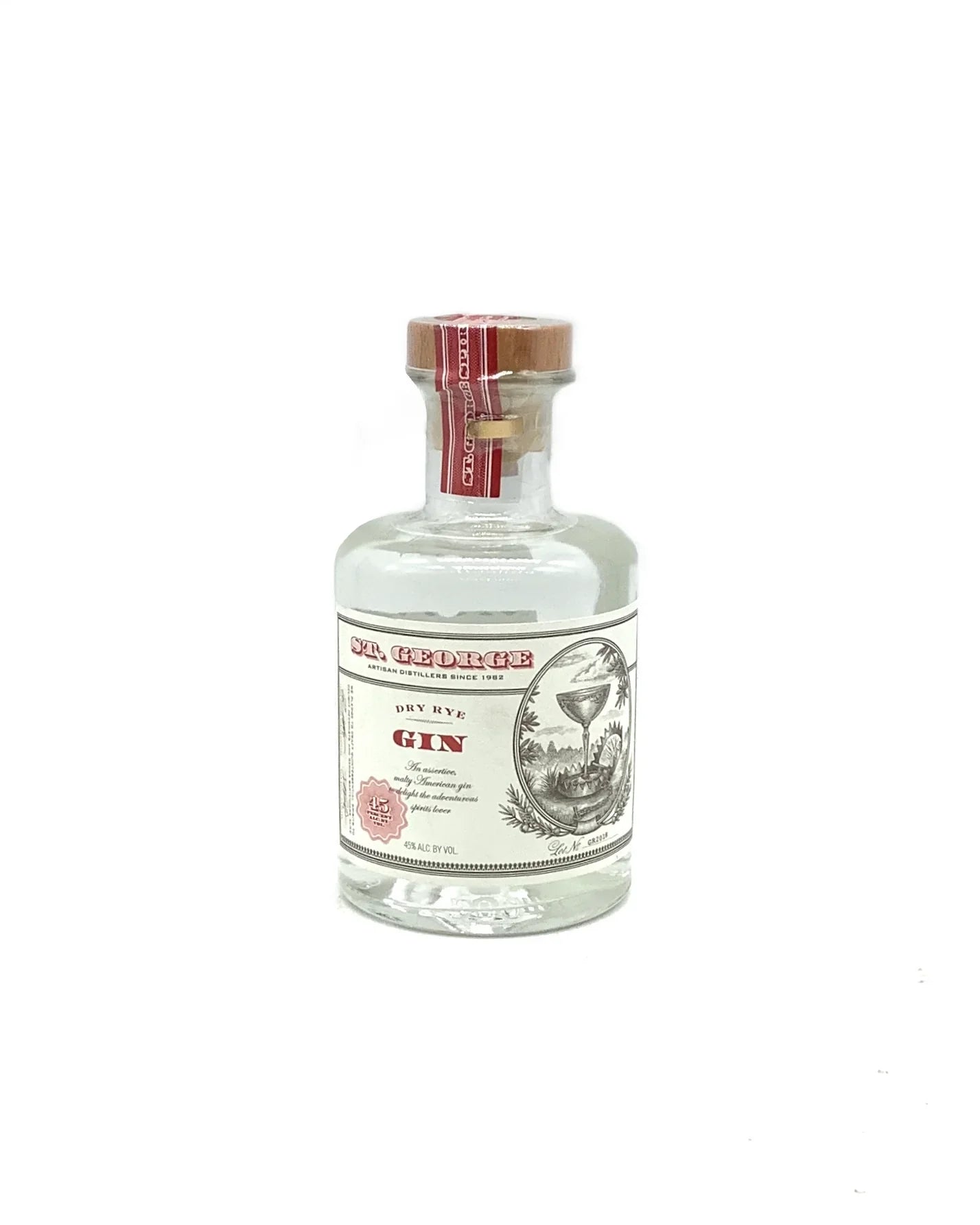 ST GEORGE DRY RYE GIN CALIFORNIA 200ML LIQ