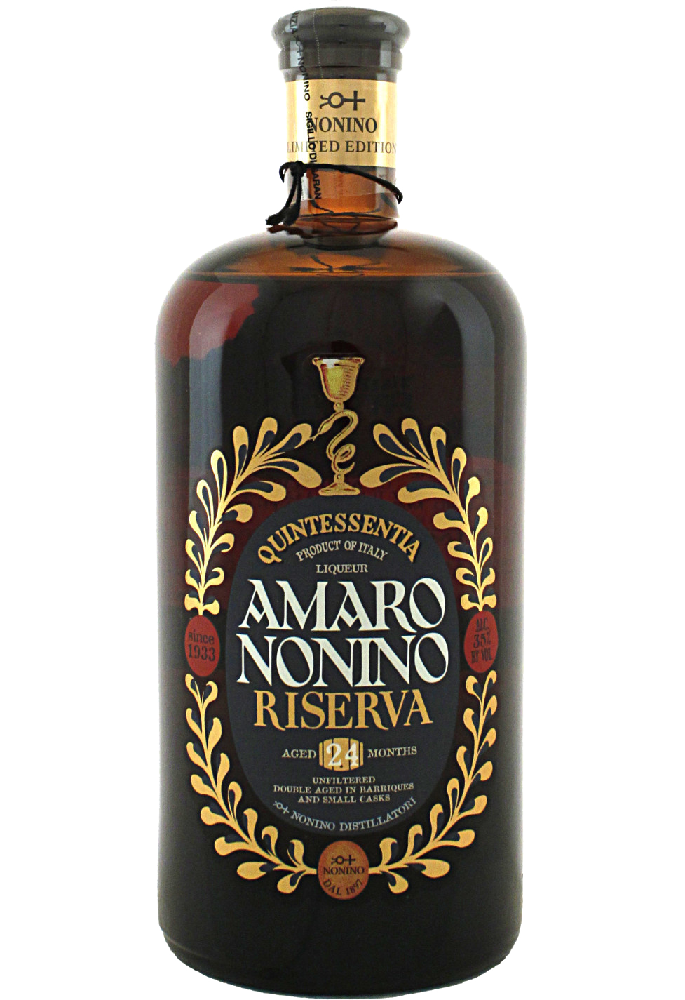 AMARO NONINO LIQUEUR QUINTESSENTIA RISERVA LIMITED EDITION ITALY 750ML