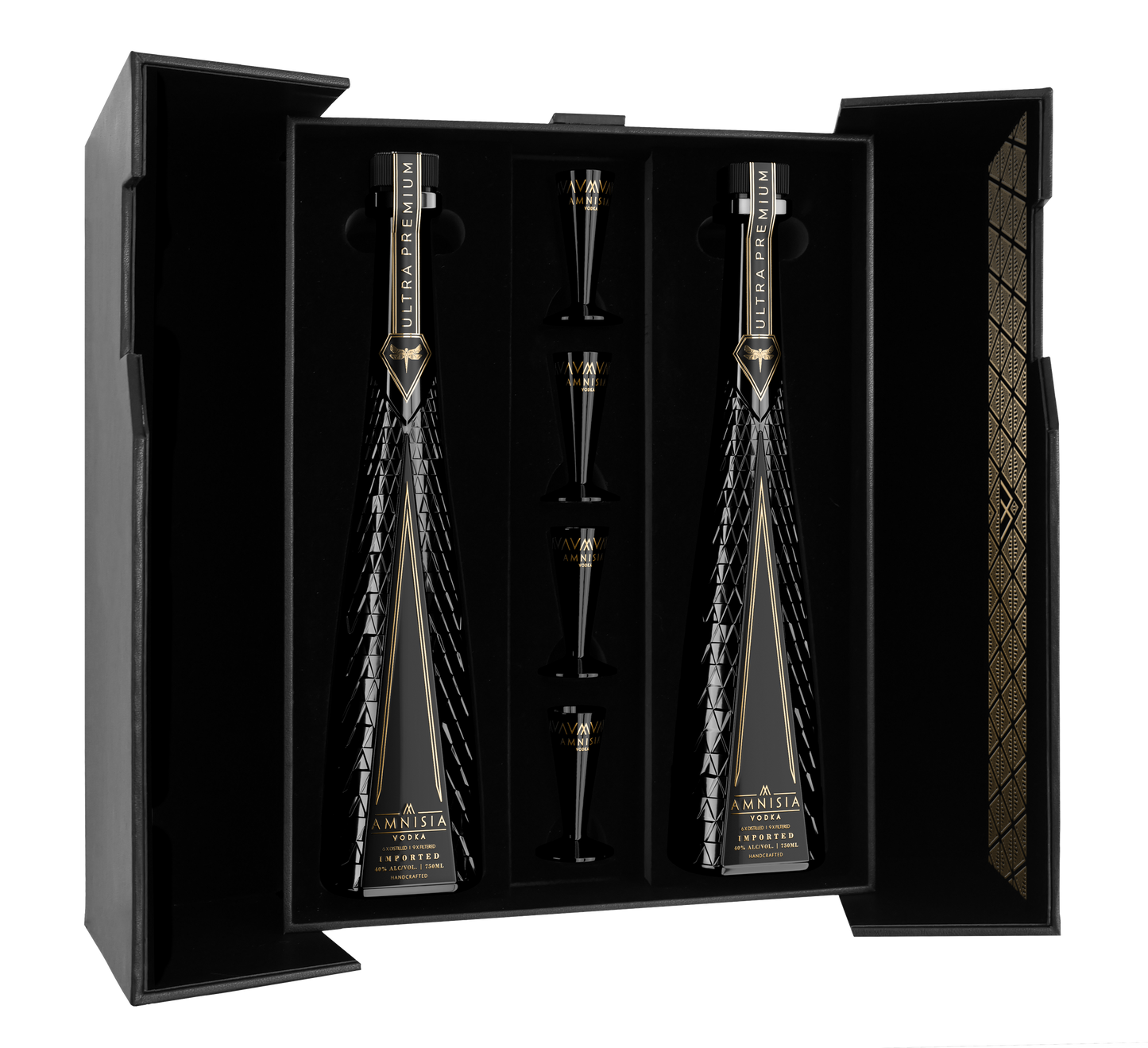 AMNISIA VODKA GIFT SET HANDCRAFTED POLAND 750ML LIQ