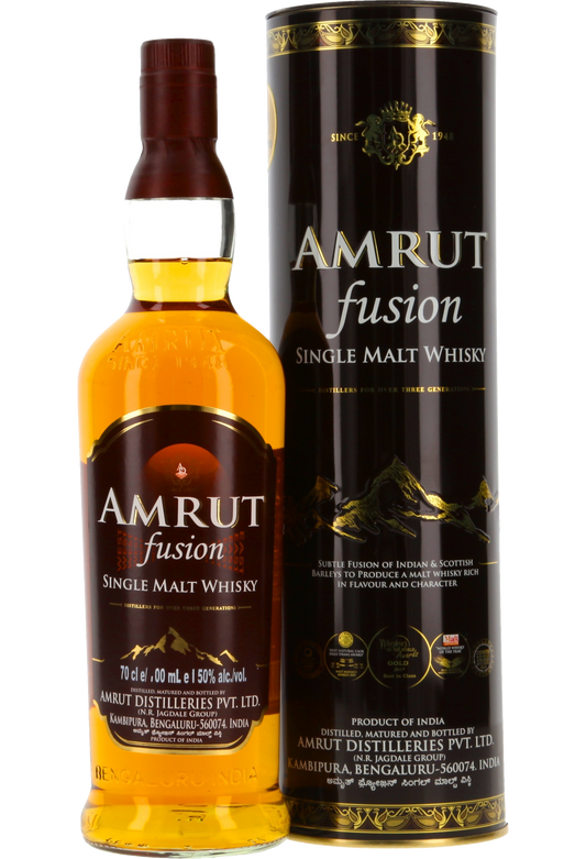 AMRUT WHISKY SINGLE MALT FUSION INDIA 100PF 750ML