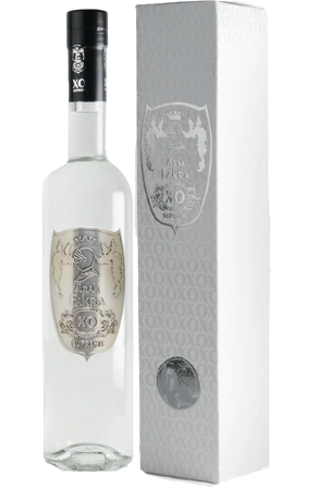 Bottle of Arak Fakra XO Grape Neutral Spirit Lebanon 750ml, featuring a clear liquid in an elegant bottle, representing premium Lebanese arak with anise and grape flavors.