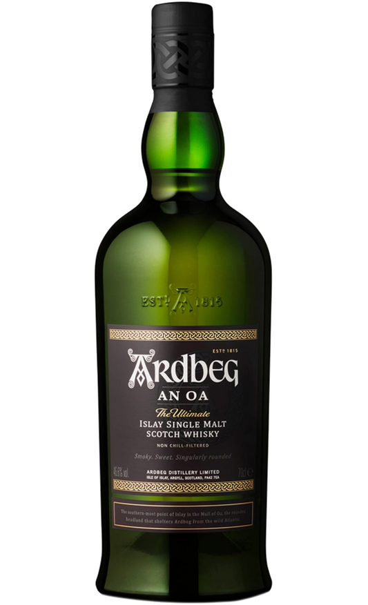 ARDBEG AN OA SCOTCH SINGLE MALT THE ULTIMATE NON CHILL FILTERED 750ML