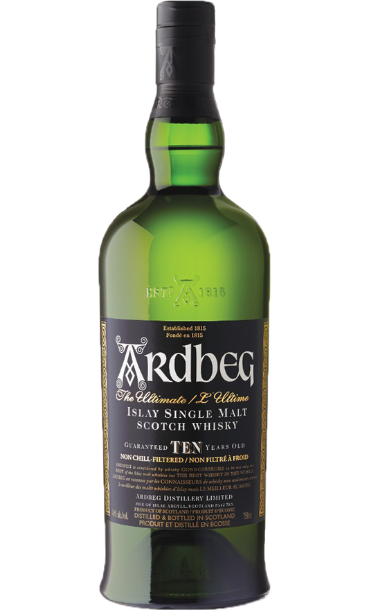 ARDBEG SCOTCH SINGLE MALT ISLAY MALT 92PF 10YR 750ML Spirits