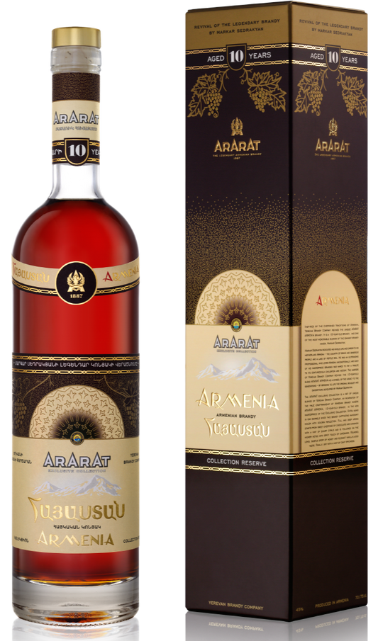 ARMENIA BRANDY COLLECTION RESERVE 90PF 10YR 750ML Spirits