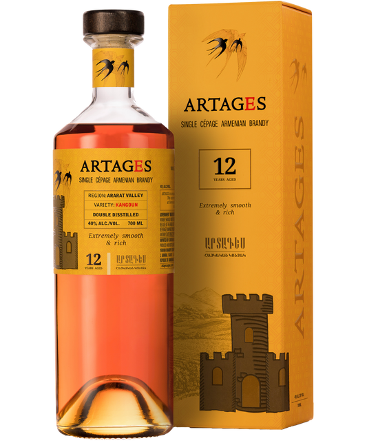 ARTAGES BRANDY SINGLE CEPAGE ARMENIA 12YR 700ML LIQ