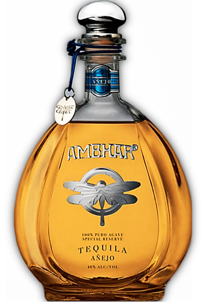 AMBHAR TEQUILA ANEJO 750ML Spirits