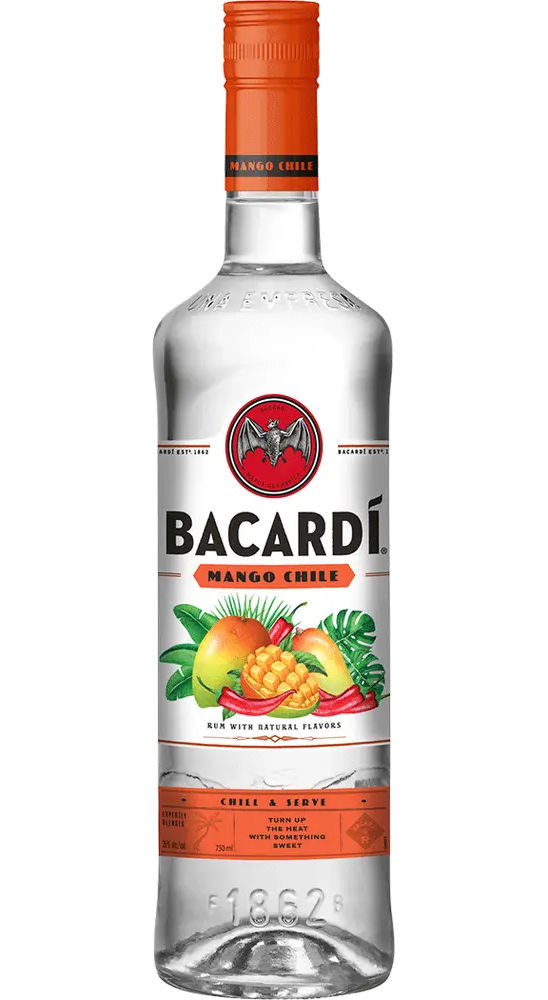 BACARDI RUM MANGO CHILE 750ML