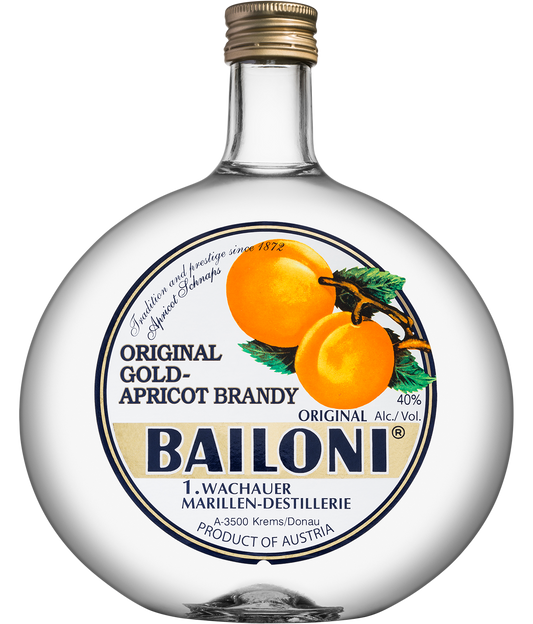 BAILONI GOLD BRANDY APRICOT AUSTRIA 750ML LIQ