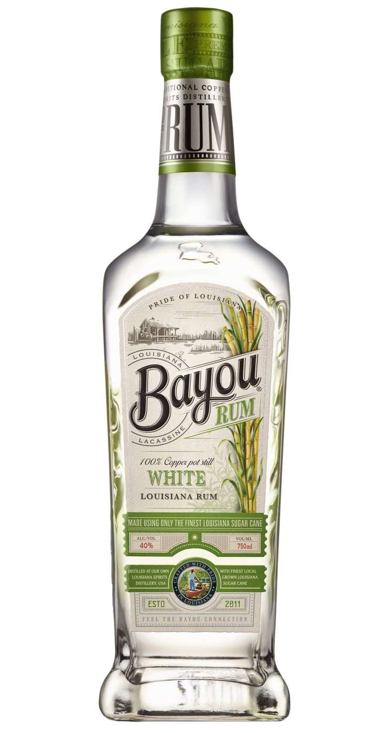 BAYOU RUM WHITE LOUISIANA  750ML