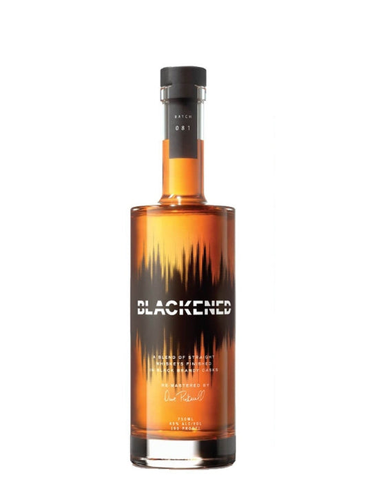BLACKENED WHISKEY FINISHED IN BLACK BRANDY CASKS AMERICAN 90PF 750ML Spirits
