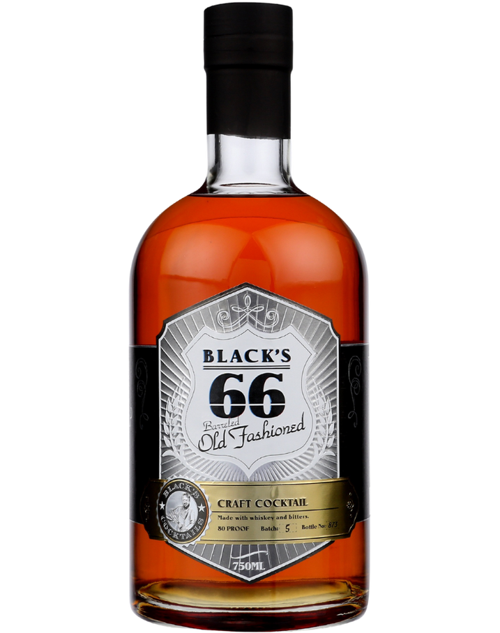 BLACKS 66 CRAFT COCKTAIL BARRELED OLD FASHIONED 750ML - Remedy Liquor