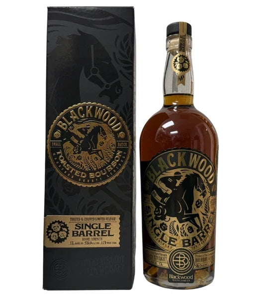 BLACKWOOD BOURBON SINGLE BARREL CASK STRENGTH TOASTED & CHARRED LIMITED RELEASE KENTUCKY 750ML LIQ