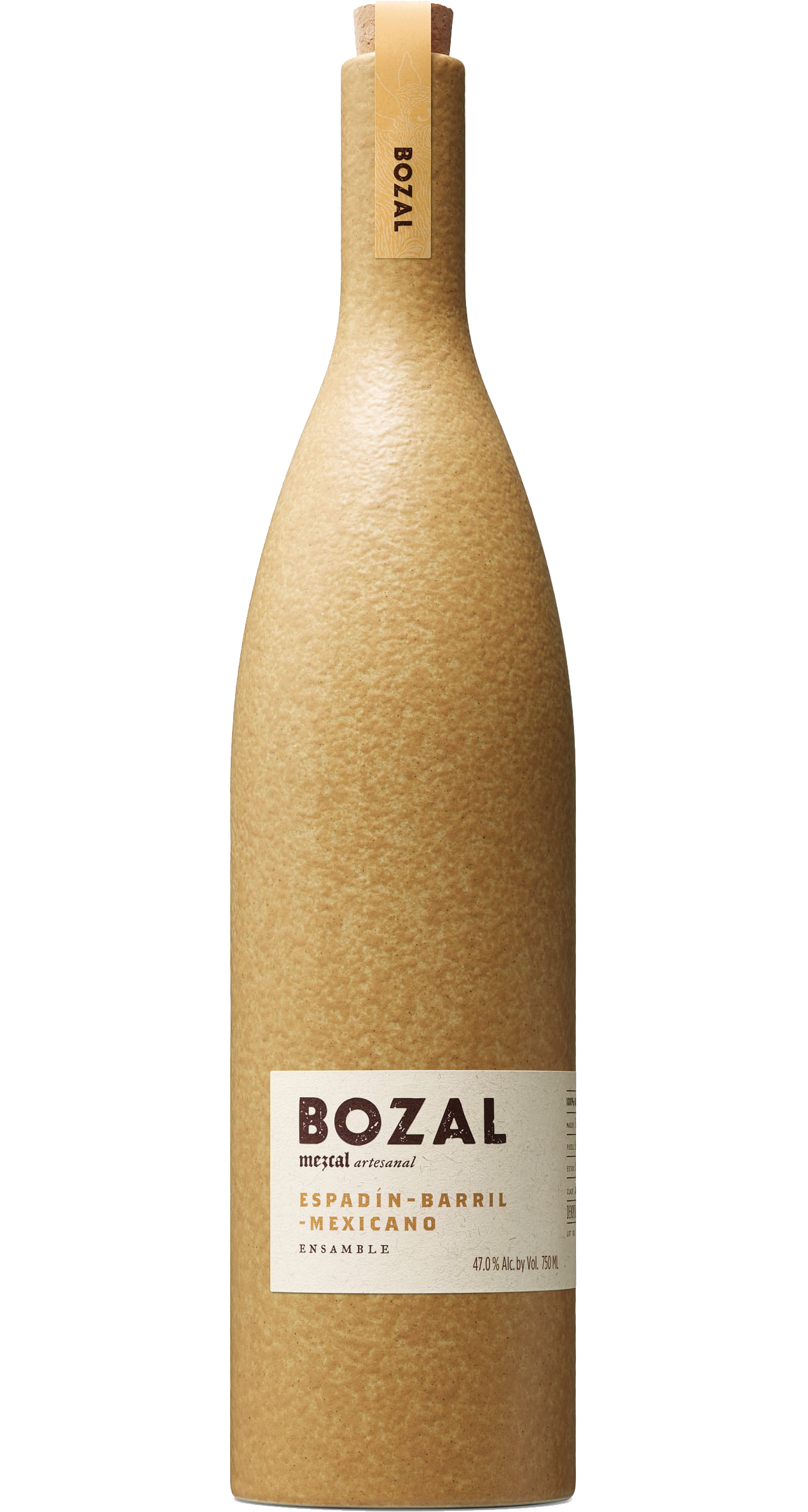 BOZAL MEZCAL ESPADIN BARRIL SINGLE MEXICANO 94PF 750ML