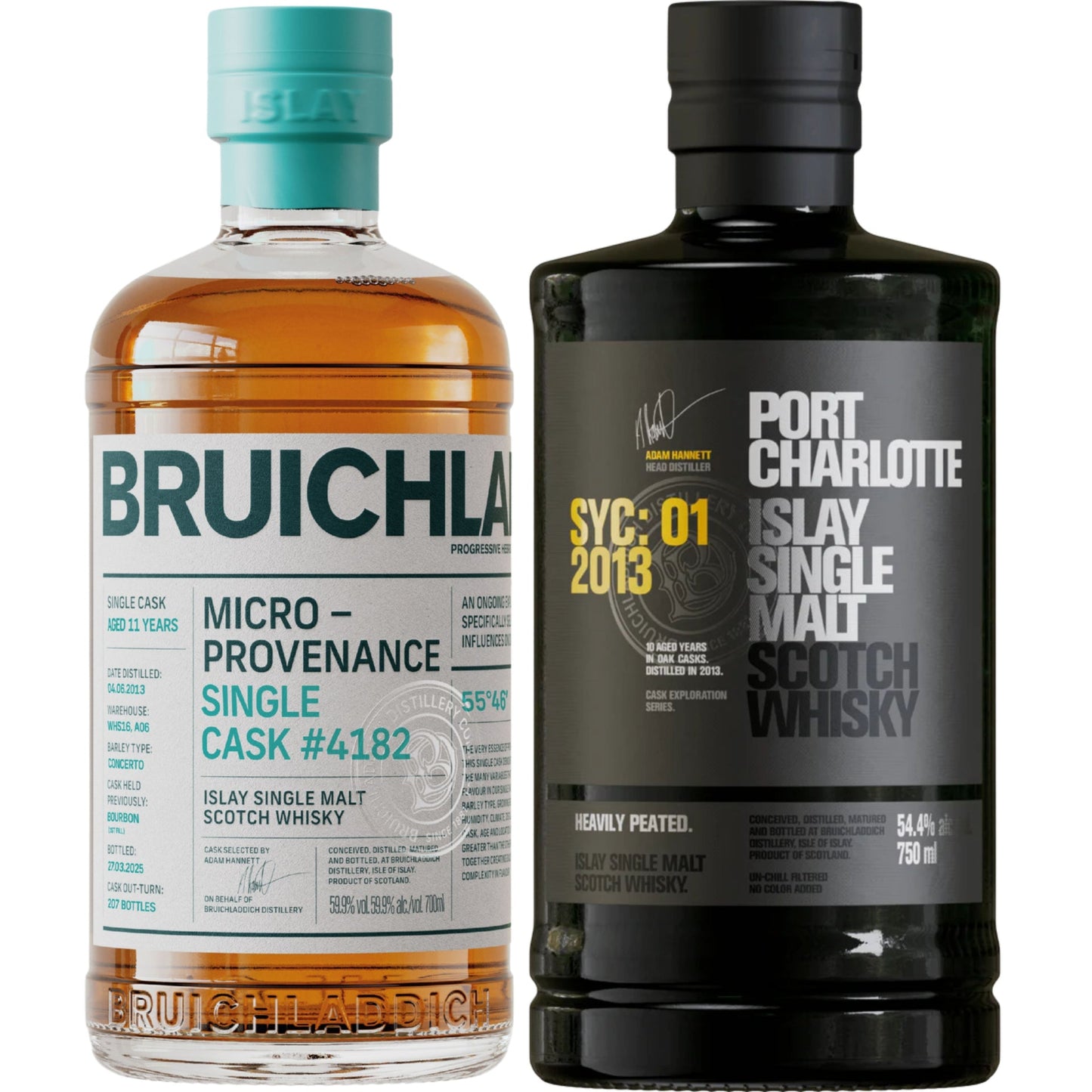 Bruichladdich Scotch Single Cask + Bruichladdich SYC 01 2023