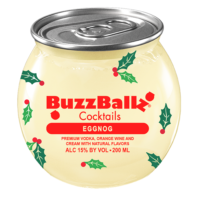 BUZZBALLZ COCKTAILS MIXED DRINKS EGGNOG 200ML