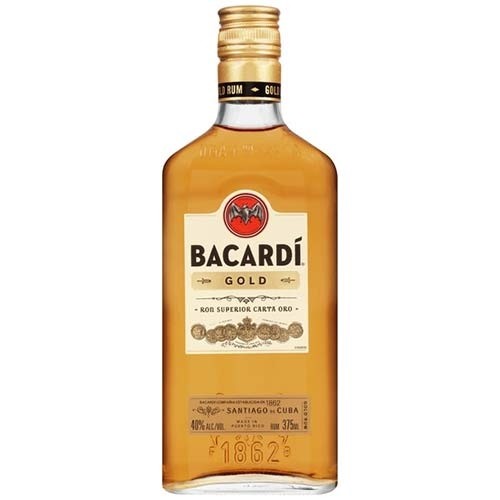 BACARDI RUM GOLD 375ML