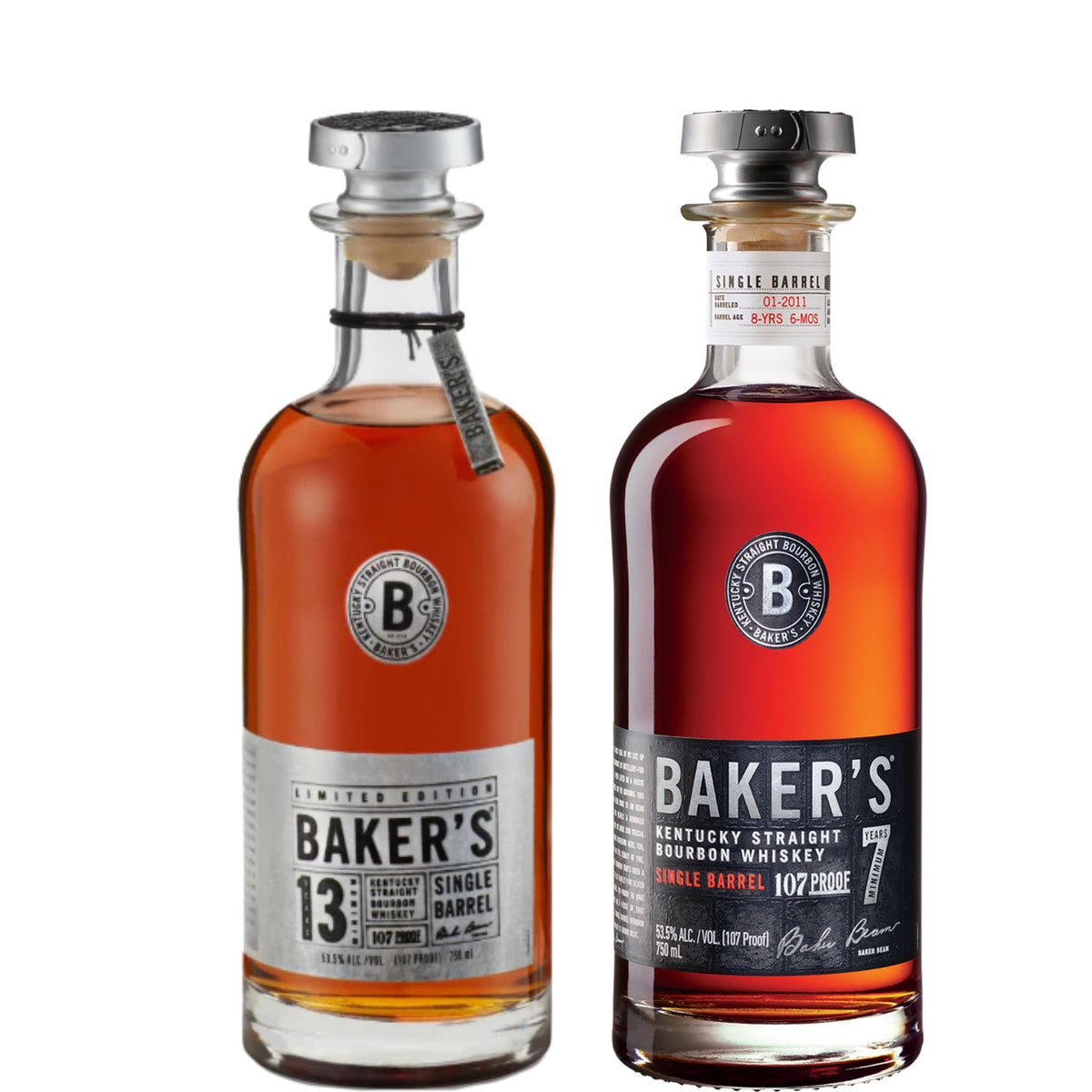 Bakers Bourbon 13YR + Bakers Bourbon 7YR