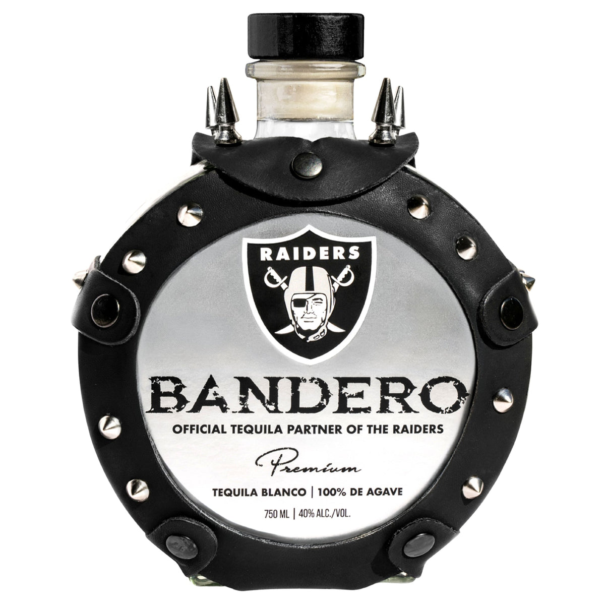 BANDERO TEQUILA BLANCO RAIDERS EDITION 750ML LIQ