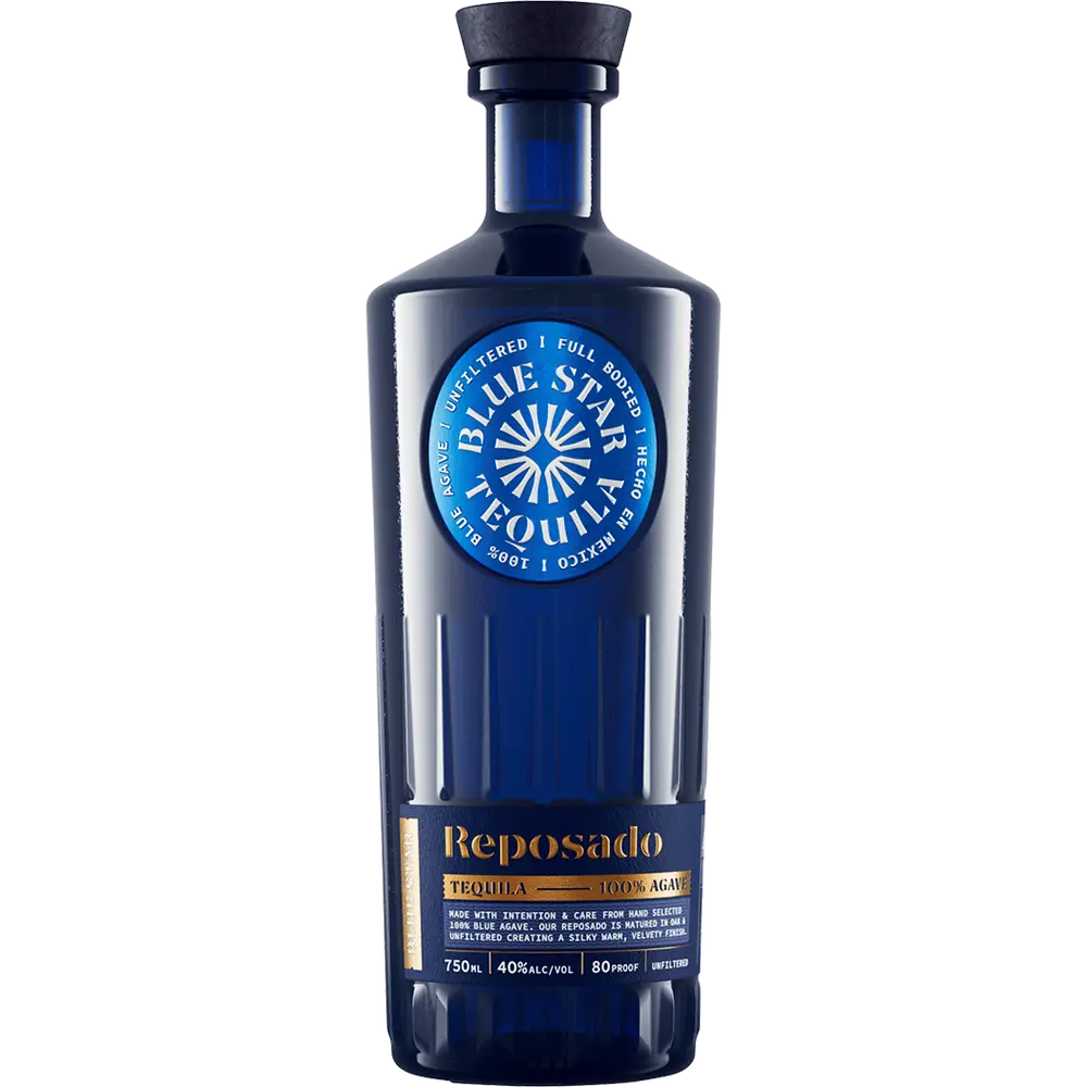 BLUE STAR TEQUILA REPOSADO 750ML LIQ