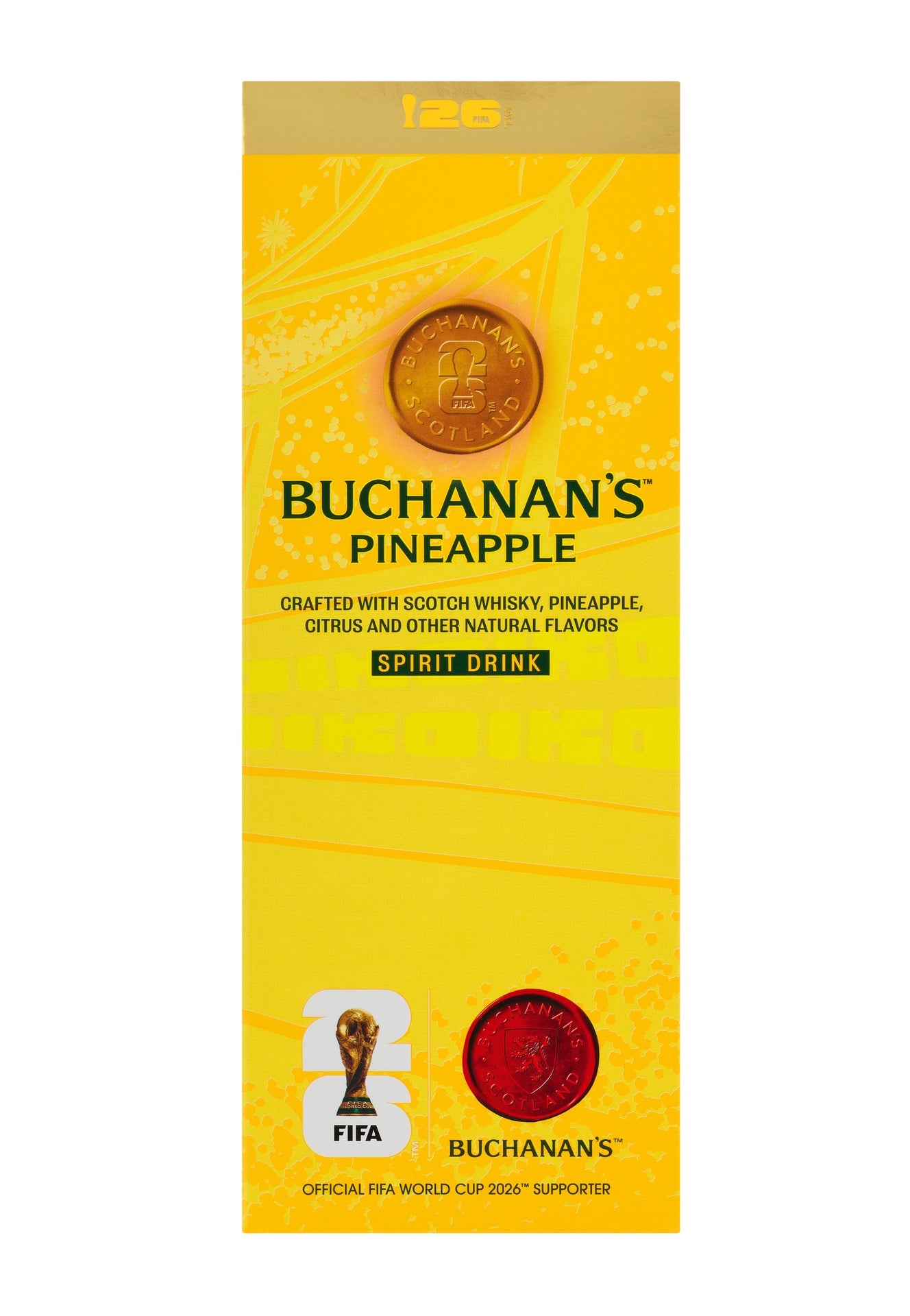BUCHANANS SCOTCH PINEAPPLE FLAVORED FIFA WORLD CUP 2026 EDITION 750ML LIQ