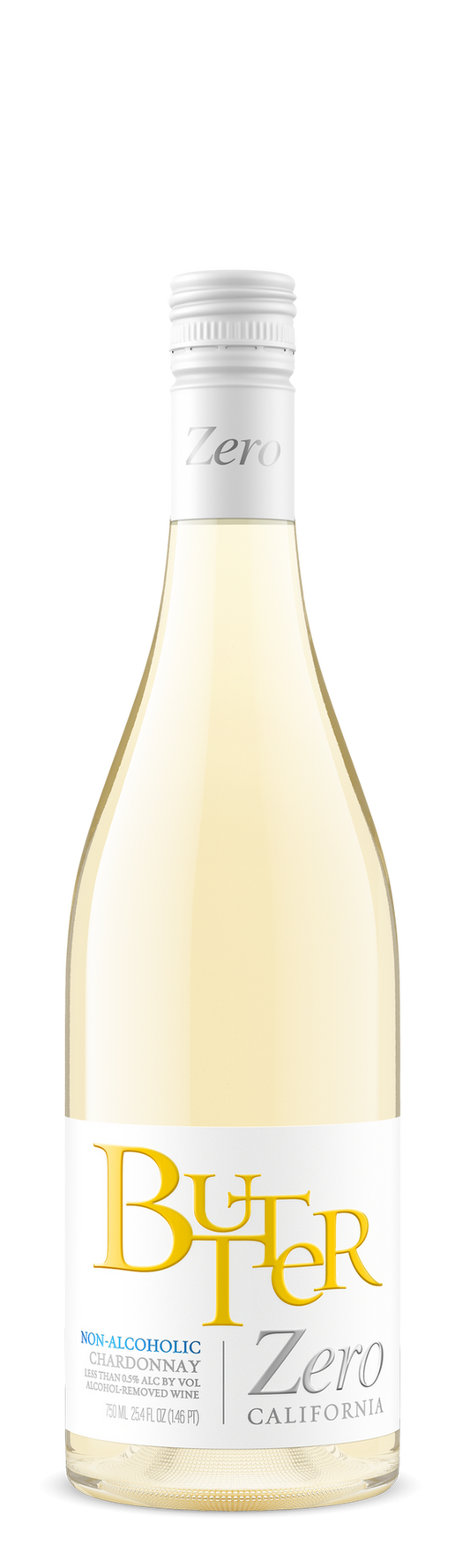 BUTTER ZERO CHARDONNAY NON ALCOHOLIC 750ML WINE