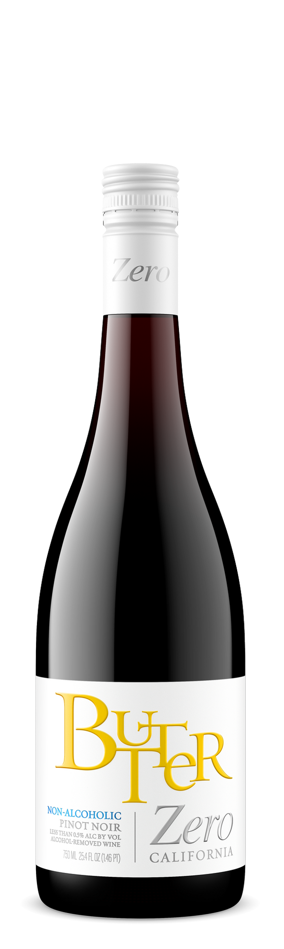 BUTTER ZERO PINOT NOIR NON ALCOHOLIC 750ML WINE