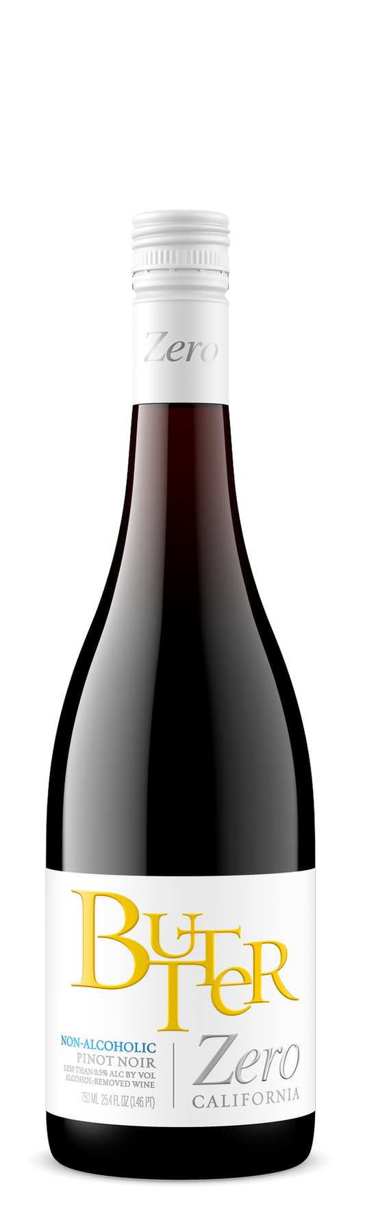 BUTTER ZERO PINOT NOIR NON ALCOHOLIC 750ML WINE