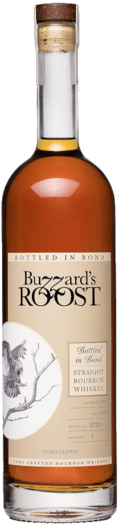 BUZZARDS ROOST BOURBON STRAIGHT BOTTLED IN BOND INDIANA 750ML LIQ