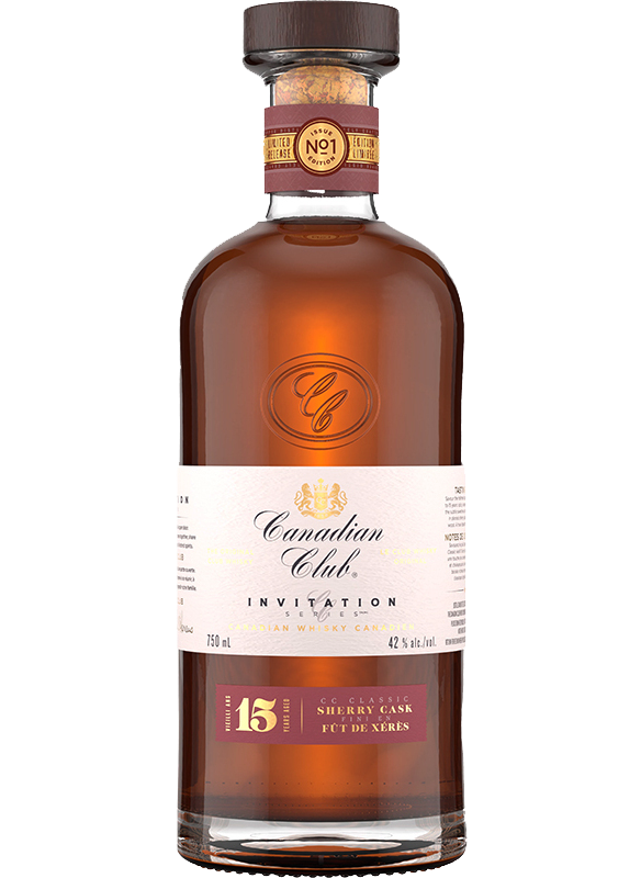 CANADIAN CLUB WHISKY INVITATION SERIES CC CLASSIC SHERRY CASK CANADA 15YR 750ML LIQ