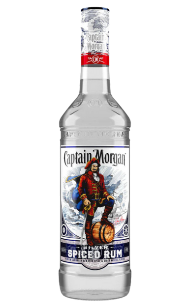 CAPTAIN MORGAN RUM SPICED SILVER 750ML