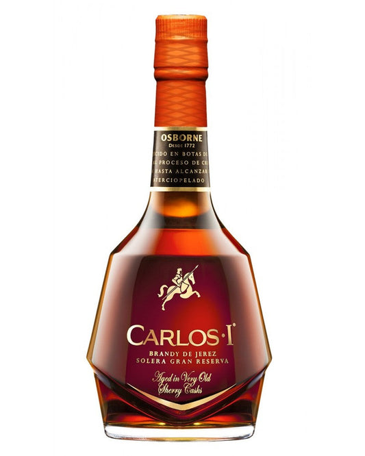 CARLOS I BRANDY SOLERA GRAN RESERVA IN SHERRY CASK SPAIN 750ML Spirits