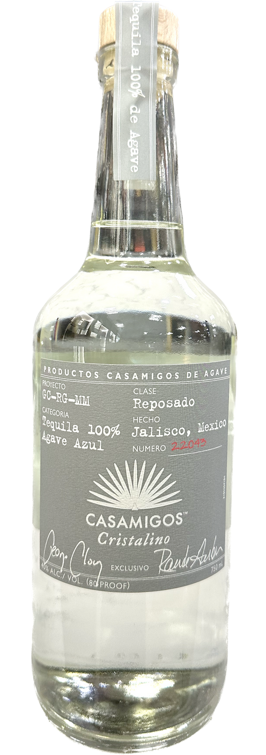 CASAMIGOS TEQUILA REPOSADO CRISTALINO 750ML LIQ
