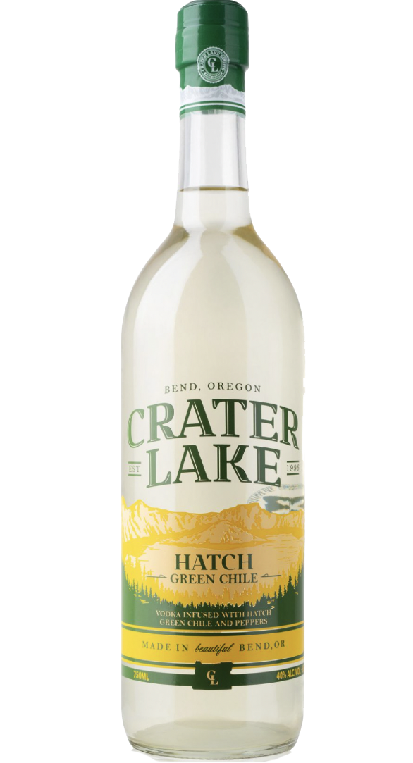 CRATER LAKE VODKA HATCH GREEN CHILE OREGON 750ML