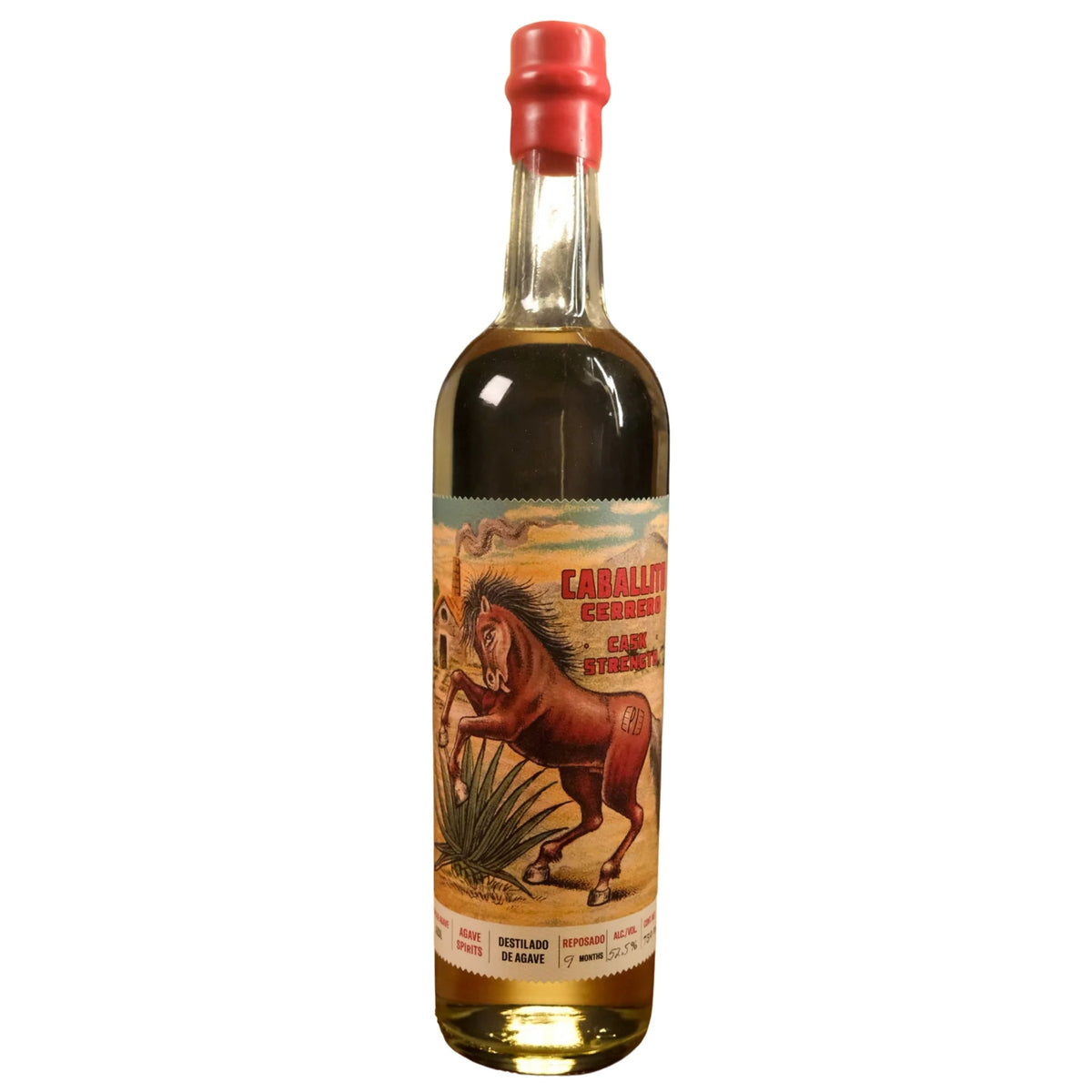 CABALLITO CERRERO AGAVE SPIRIT ISLETA BARREL AZUL REPOSADO 375ML LIQ