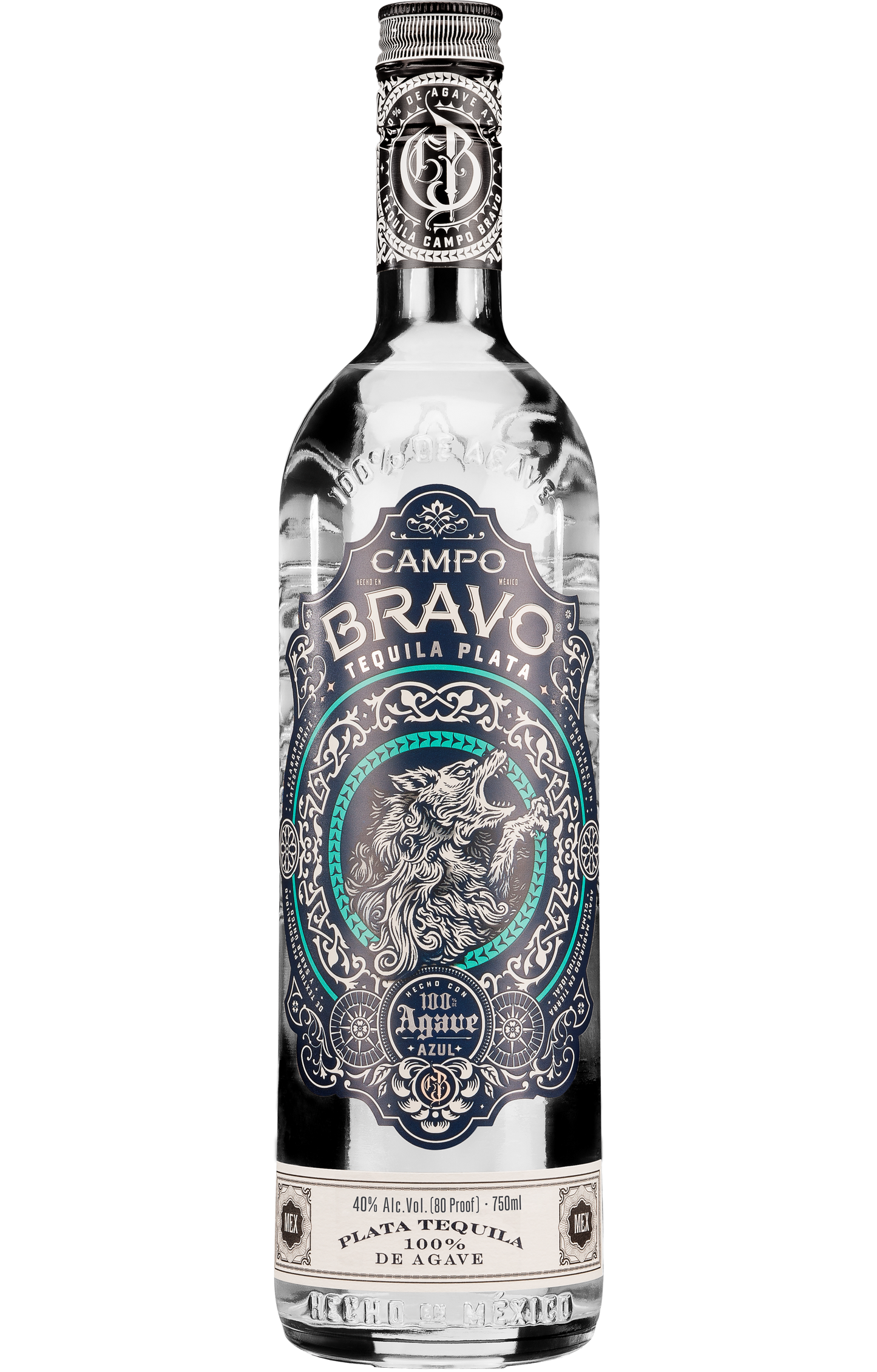 CAMPO BRAVO TEQUILA PLATA 750ML