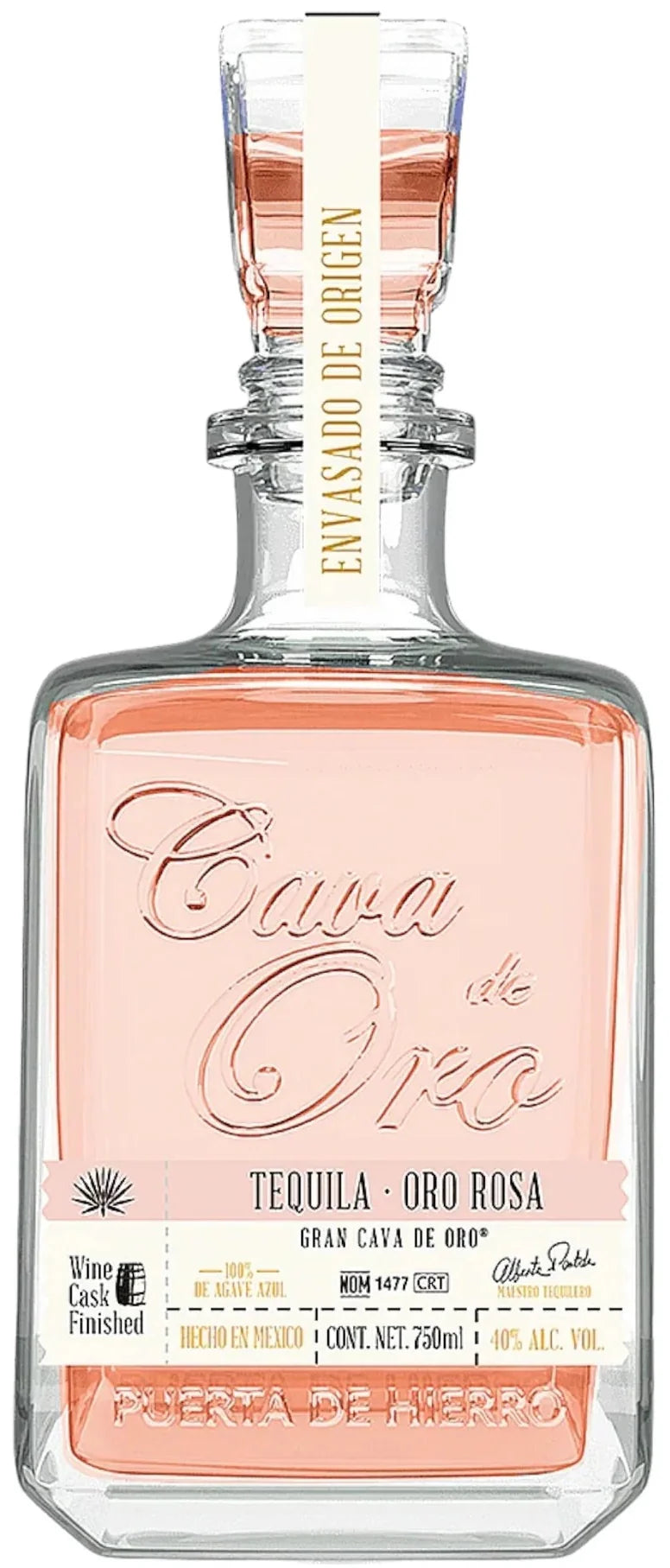 CAVA DE ORO TEQUILA ROSE GOLD 750ML LIQ