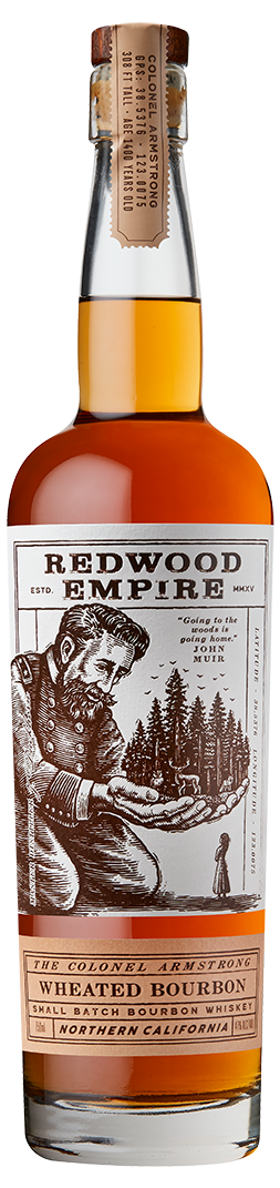 REDWOOD EMPIRE THE COLONEL ARMSTRONG BOURBON WHEATED CALIFORNIA 750ML